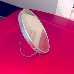 Vintage dual sided mirror with stand